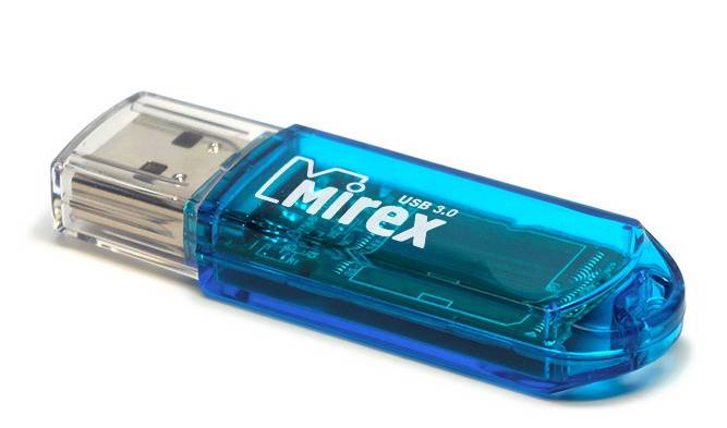 Флеш накопитель 4GB Mirex Elf, USB 2.0, Синий