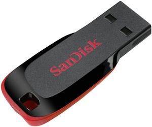 Флеш накопитель 64GB SanDisk CZ50 Cruzer Blade, USB 2.0
