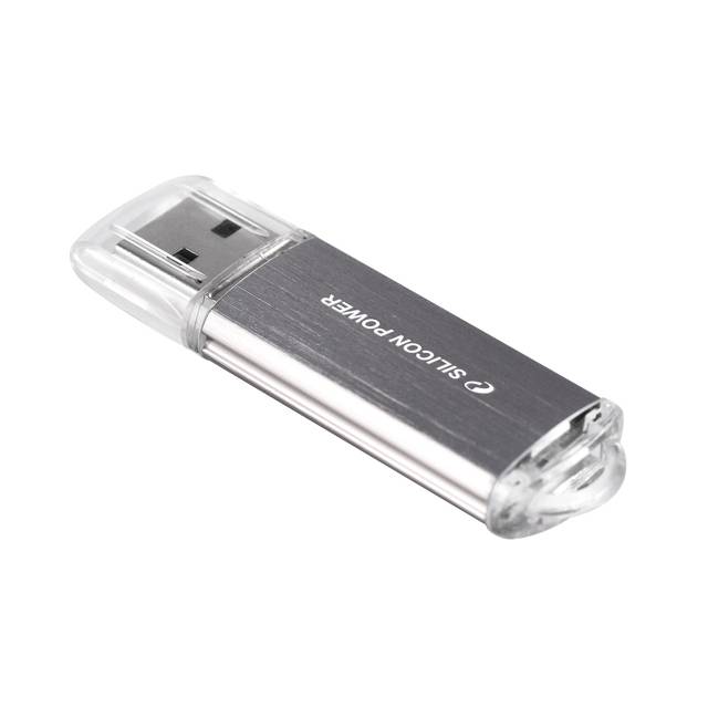 Флеш накопитель 8Gb Silicon Power Ultima II, USB 2.0, Серебристый