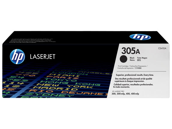 Картридж HP CLJ Pro 300 Color M351/Pro400ColorM451 (O) CE410A, BK, 2,2K, 305A - купить с доставкой по России