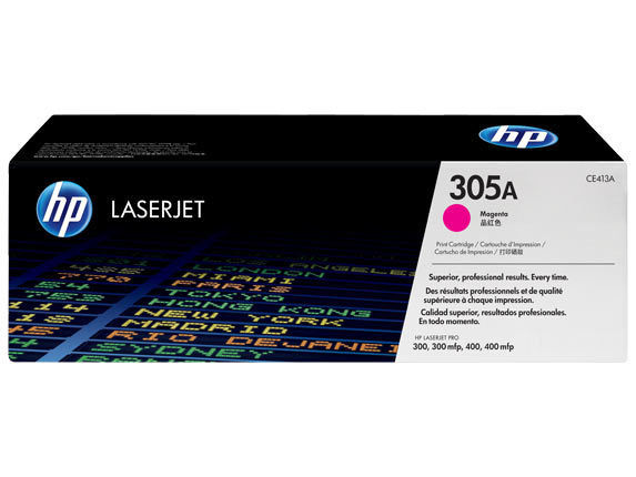 Картридж HP CLJ Pro 300 Color M351/Pro400ColorM451(O) CE413A, M, 2,6K, 305M - купить с доставкой по России