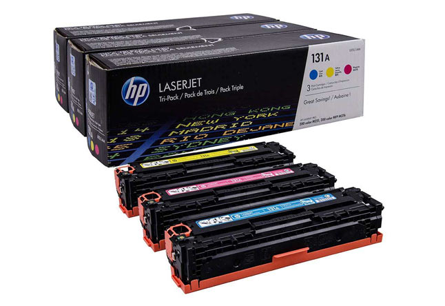 Набор картриджей 131A для HP LJ Pro 200 color M251/MFP M276, 1,8К (О) C/M/Y U0SL1AM - купить с доставкой по России