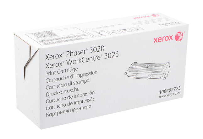 Тонер-картридж Xerox Phaser 3020/WC 3025 (106R02773), Bk, 1,5K, (О) - купить с доставкой по России