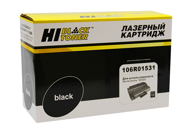 Картридж Hi-Black (HB-106R01531) для Xerox WC 3550, 11K - купить с доставкой по России