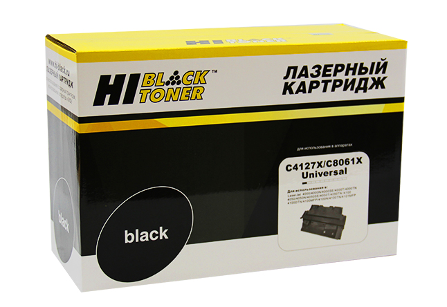Картридж Hi-Black (HB-C4127X/C8061X) для HP LJ 4000/4050/4100, Универсальный, 10K - купить с доставкой по России