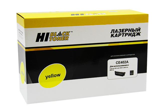 Картридж Hi-Black (HB-CE402A) для HP LJ Enterprise 500 color M551n/M575dn, Y, 6K - купить с доставкой по России