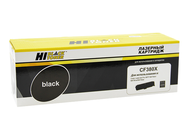 Картридж Hi-Black (HB-CF380X) для HP CLJ Pro MFP M476dn/dw/nw, №312X, Bk, 4,4K - купить с доставкой по России