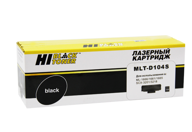 Картридж Hi-Black (HB-MLT-D104S) для Samsung ML-1660/1665/1860/SCX-3200/3205/3207, 1,5K