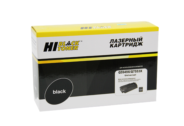 Картридж Hi-Black (HB-Q5949X/Q7553X) для HP LJ P2015/1320/3390/3392, Универсальный, 7K - купить с доставкой по России