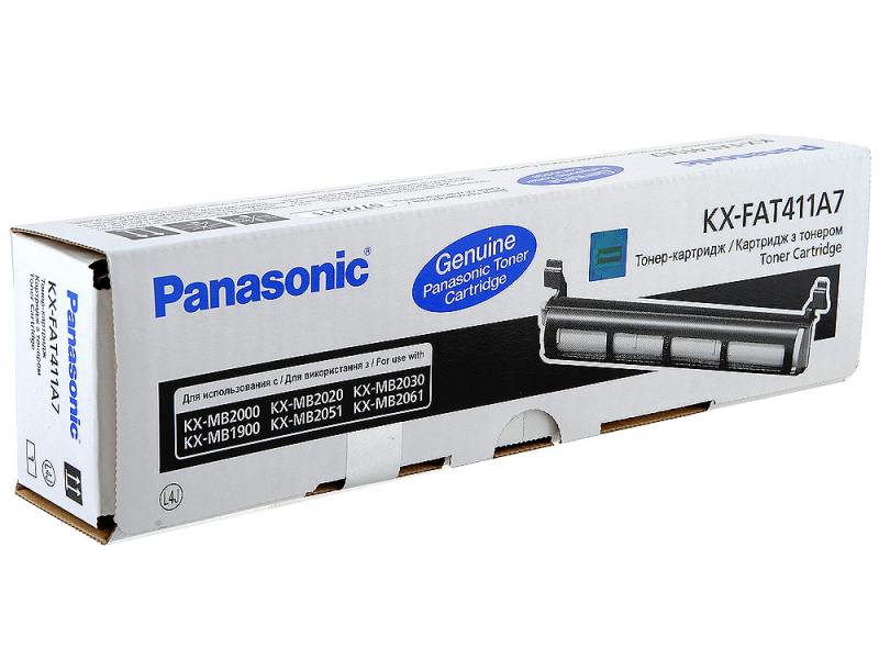 Картридж Panasonic KX-MB1900/2000/2020/2030/2051/2061 (O) KX-FAT411A, 2К - купить с доставкой по России
