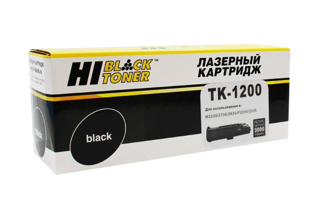 Тонер-картридж Hi-Black (HB-TK-1200) для Kyocera Ecosys M2235/2735/2835/P2335, 3K - купить с доставкой по России