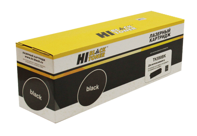 Тонер-картридж Hi-Black (HB-TK-590Bk) для Kyocera FS-C5250DN/C2626MFP, Bk, 7K - купить с доставкой по России