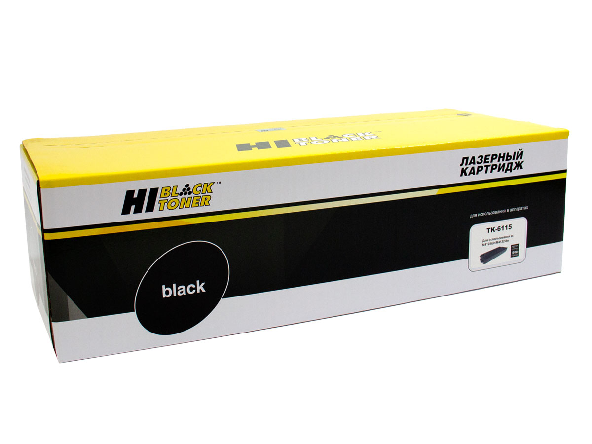 Тонер-картридж Hi-Black (HB-TK-6115) для Kyocera Ecosys M4125idn/M4132idn, 15K - купить с доставкой по России