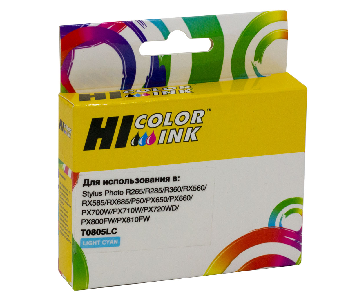 Картридж Hi-Black (HB-T0805) для Epson Stylus Photo P50/PX660/700W/800FW/R265, LC - купить с доставкой по России