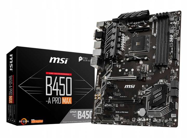 Материнская плата MSI B450M-A PRO MAX 