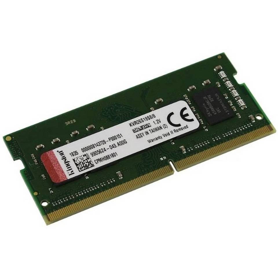 Модуль памяти Kingston 8GB 2666MHz DDR4 Non-ECC CL19 SODIMM 1Rx8