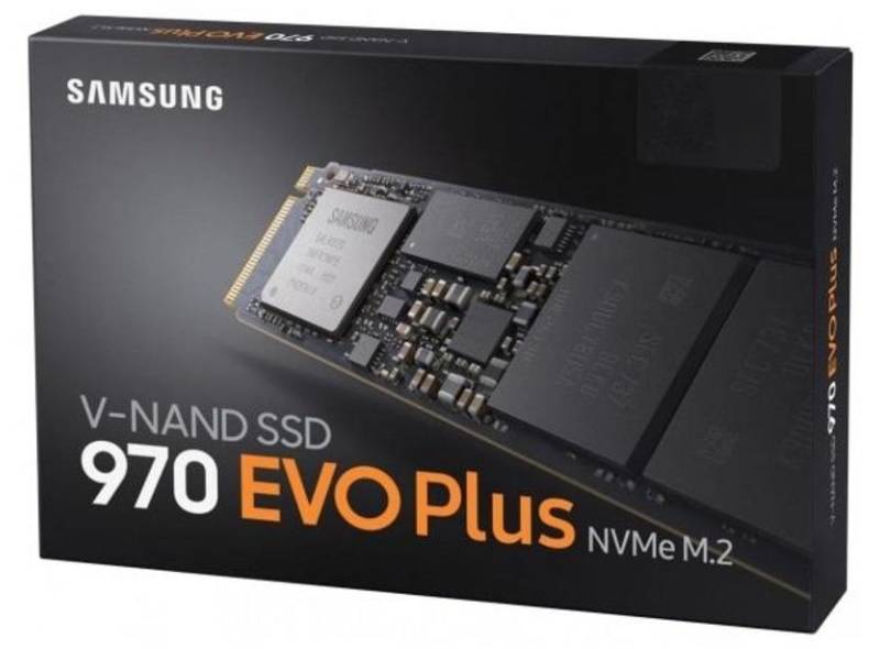Твердотельный диск 500GB Samsung 970 EVO Plus, M.2, PCI-E 3.0 X4, 3D TLC NAND [R/W — 3500/3200 MB/s]