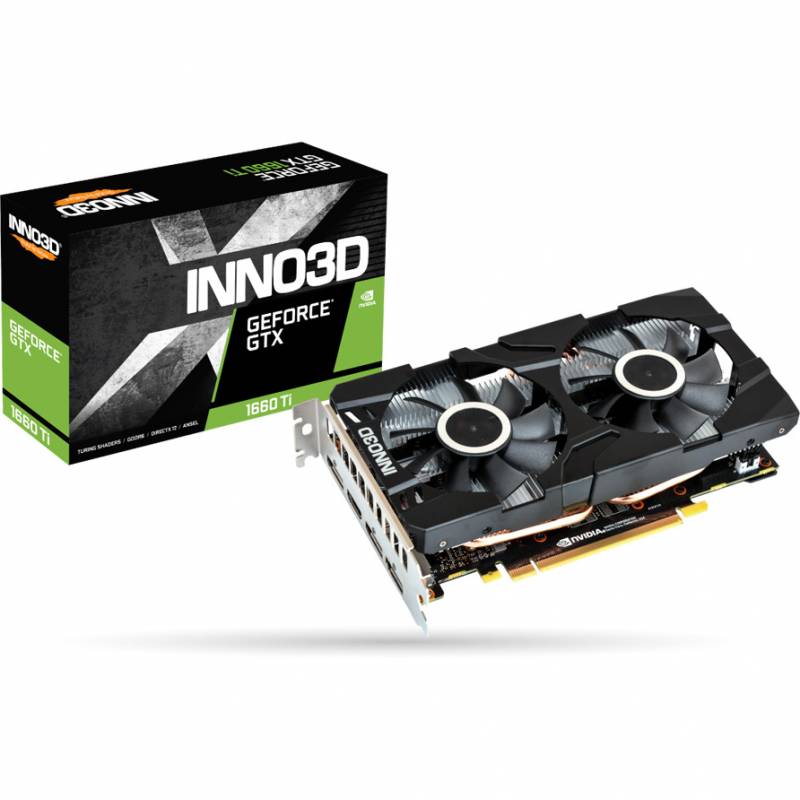 Видеокарта NVidia GeForce GTX1660 Ti INNO3D Twin X2 6Gb (N166T2-06D6-1710VA15)