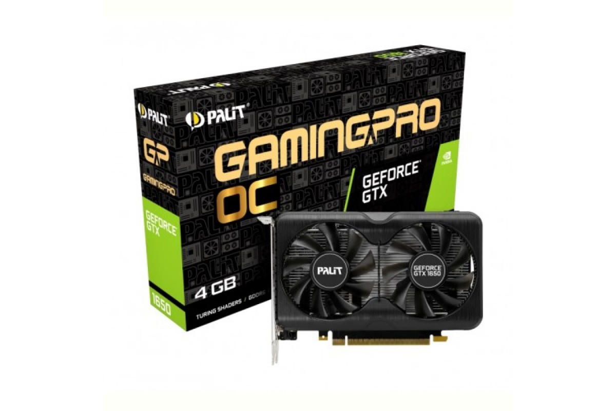 Видеокарта NVIDIA GeForce GTX1650 Palit GP OC 4Gb (NE61650S1BG1-1175A)