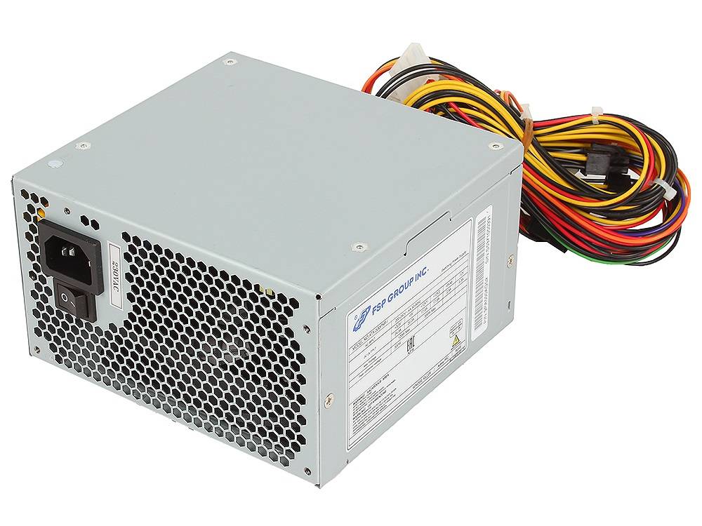 Блок питания 600W FSP ATX-600PNR-I (мощность 600 Вт, ATX12V 2.2, активный PFC, вентилятор 120×120 мм)