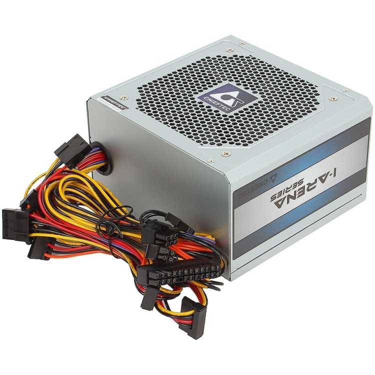 Блок питания Chieftec iARENA GPC-500S <500W, (20+4+4+4) pin, (6+2) pin, 3xSATA, 2xMolex, 12 см, Active PFC, ATX> OEM - картинка товара Блок питания Chieftec iARENA GPC-500S OEM - купить с доставкой по России