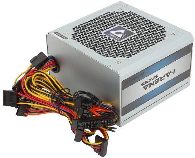 Блок питания Chieftec iARENA GPC-700S <700W, (20+4+4+4) pin, 2x(6+2) pin, 6xSATA, 2xMolex, FDD, 12 см, Active PFC, ATX> OEM - картинка товара Блок питания Chieftec iARENA GPC-700S OEM - купить с доставкой по России