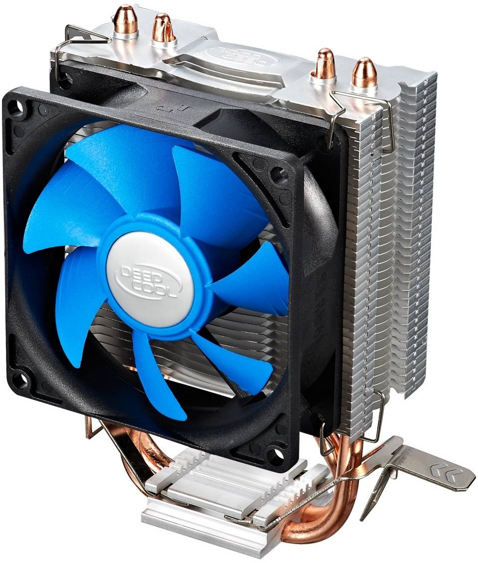 Кулер CPU DEEPCOOL ICE EDGE MINI FS V2.0 (универсальный, 95W, 25dB, 2200  Rpm, 92мм, 3pin, медь+ алюминий) RTL