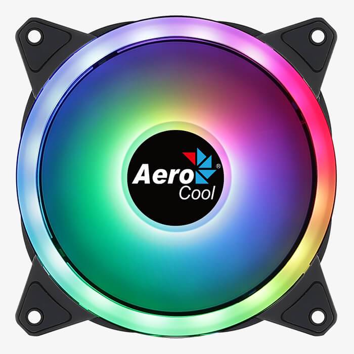 Вентилятор Aerocool Duo 12 ARGB (120мм, 19.7dB, 1000rpm, 6-pin, подсветка) RTL (4710562752571) - картинка товара Вентилятор Aerocool Duo 12 ARGB (120мм, 19.7dB, 1000rpm, 6-pin, подсветка) RTL (4710562752571) - купить с доставкой по России