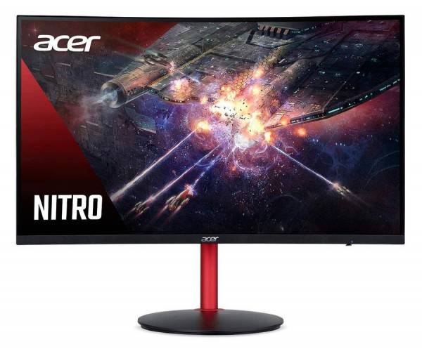 МОНИТОР 27″ Acer Gaming Nitro XZ272UPbmiiphx Black Сurved (LED, Wide, 2560×1440, 144Hz, 4ms, 178°/178°, 270 Cd/m, 100,000,000:1, +DVI, +DP, +HDMI, +MM, )