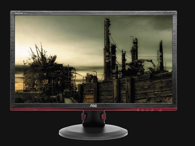 МОНИТОР 24″ AOC G2460PF Black с поворотом экрана (61 Cm, 144Hz, 1920×1080, 1 Ms, 170°/160°, 350 Cd/m, 80M:1, +DVI, +HDMI 1.4, +DisplayPort 1.2, +MM, +4xUSB-Port, AMD FreeSync™)