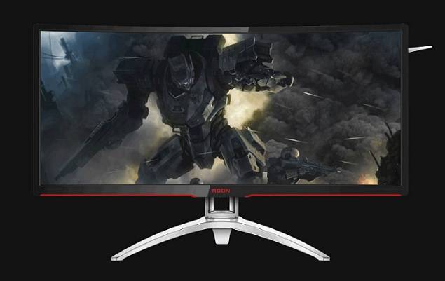 МОНИТОР 35" AOC AGON AG352QCX Silver-Black с поворотом экрана (MVA, изогнутый, 2560x1080, 200Hz, 4 ms, 178°/178°, 300 cd/m, 50M:1, +DVI, +HDMI, +DisplayPort, +2xUSB, +MM, +MHL, Adaptive-Sync) - картинка товара МОНИТОР 35" AOC AGON AG352QCX Silver-Black с поворотом экрана (MVA, изогнутый, 2560x1080, 200Hz, 4 ms, 178°/178°, 300 cd/m, 50M:1, +DVI, +HDMI, +DisplayPort, +2xUSB, +MM, +MHL, Adaptive-Sync) - купить с доставкой по России