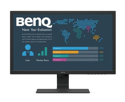 МОНИТОР 24″ BenQ BL2483 Black (1920×1080, 1 Ms, 170°/160°, 250 Cd/m, 12M:1, +HDMI)