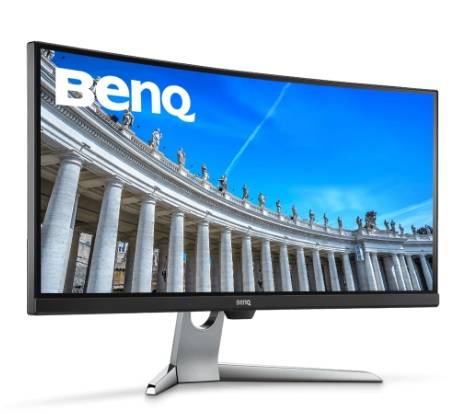МОНИТОР 35" BenQ EX3501R Grey (VA, изогнутый, 3440x1440, 4 ms, 178°/178°, 300 cd/m, 20M:1, +2xHDMI 2.0, +DisplayPort 1.4, +2xUSB 3.0, +USB-Type C, +регулировка по высоте) - купить с доставкой по России