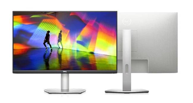 МОНИТОР 27″ DELL S2721HS Black-Silver с поворотом экрана (IPS, 1920×1080, 75Hz, 4 Ms, 178°/178°, 300 Cd/m, 1000:1, +HDMI 1.4, +DisplayPort 1.2, FreeSync)