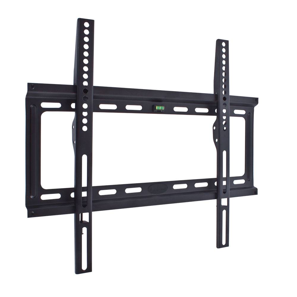 Кронштейн Kromax IDEAL-3 черный для TV 22″-65″, настенный фиксированный, Max VESA 400×400, от стены 23 мм, нагрузка до 50 кг