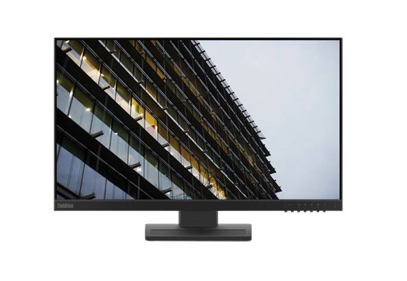 МОНИТОР 23.8″ Lenovo ThinkVision E24-28 Black с пов экрана (IPS, 1920×1080, 6 Ms, 178°/178°, 250 Cd/m, 1000:1, VGA+DP+HDMI+ММ) (62B6MAT3EU)