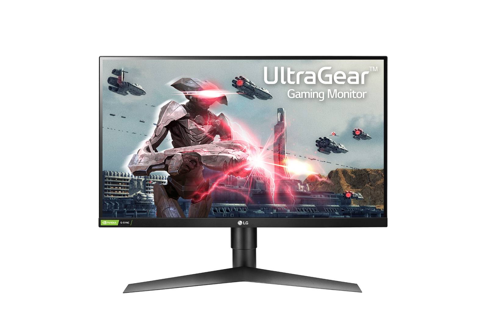 МОНИТОР 27″ LG Gaming 27GL650F-B Black с поворотом экрана (IPS, LED, 1920×1080, 144Hz, 1ms, 170°/160°, 400 Cd/m, 100,000,000:1, +DP, +2xНDMI,  +Pivot)