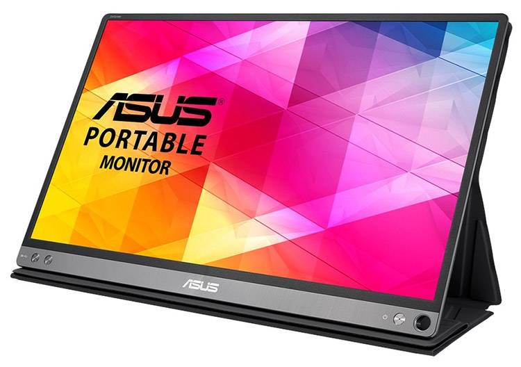 МОНИТОР 15.6″ ASUS MB16AC Black (IPS, LED, Wide, 1920×1080, 160°/160°, 200 Cd/m, 800:1, +USB, )