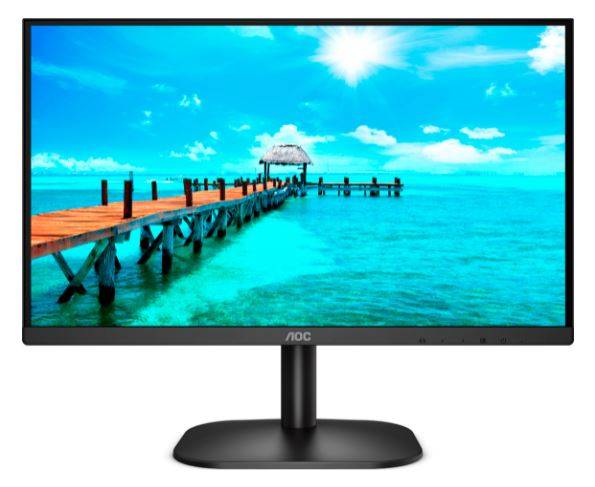 МОНИТОР 21.5″ AOC 22B2QAM Black (VA, 1920×1080, 75 Hz, 4 Ms, 178°/178°, 250 Cd/m, 20M:1 (3000:1), +HDMI 1.4, +DisplayPort 1.2, +MM)