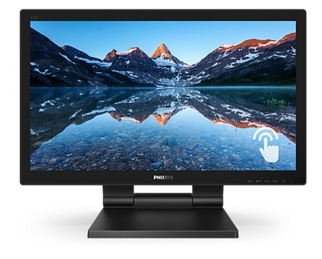 МОНИТОР 21.5″ PHILIPS 222B9T/00 Black (Multi-touch, 1920×1080, 1 Ms, 170°/160°, 250 Cd/m, 50M:1, +DVI, +HDMI 1.4, +DisplayPort 1.2, +2xUSB 3.0, +MM)