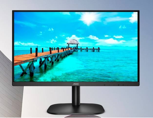 МОНИТОР 23.8″ AOC 24B2XDM Black (VA, 1920×1080, 75Hz, 4 Ms, 178°/178°, 250 Cd/m, 20M:1, +DVI)