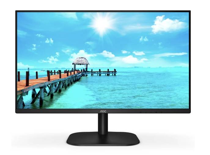 МОНИТОР 23.8″ AOC 24B2XHM2 Black (VA, 1920×1080, 75Hz, 4 Ms, 178°/178°, 250 Cd/m, 20M:1, +HDMI)