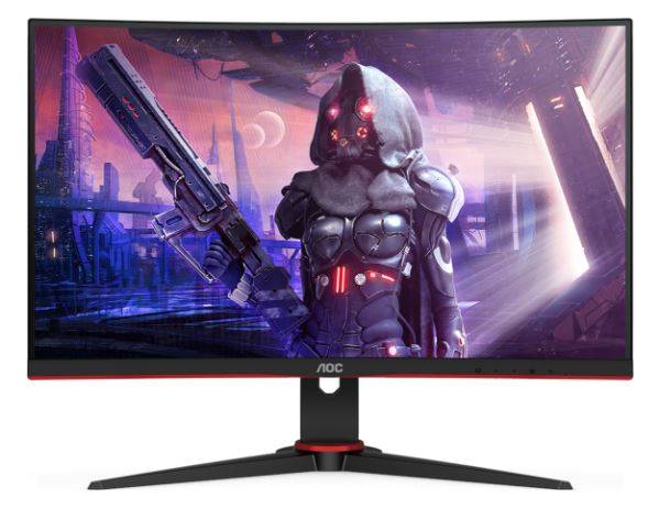 МОНИТОР 24″ AOC C24G2AE Black-Red (VA, изогнутый, 1920×1080, 165Hz, 1 Ms, 178°/178°, 250 Cd/m, 80M:1, +2xHDMI 1.4, +DisplayPort 1.2, +MM, AMD FreeSync™)