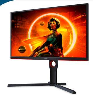 МОНИТОР 25″ AOC AGON 25G3ZM Black-Red с поворотом экрана (VA, 1920×1080, 240Hz, 0.5 Ms, 178°/178°, 300 Cd/m, 80M:1, +2xHDMI 2.0, +DisplayPort 1.2)