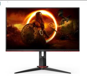 МОНИТОР 27″ AOC Q27G2S Black-Red с поворотом экрана (IPS, 2560×1440, 165Hz, 1 Ms, 178°/178°, 350 Cd/m, 80M:1, +2xHDMI 2.0, +DisplayPort 1.4)