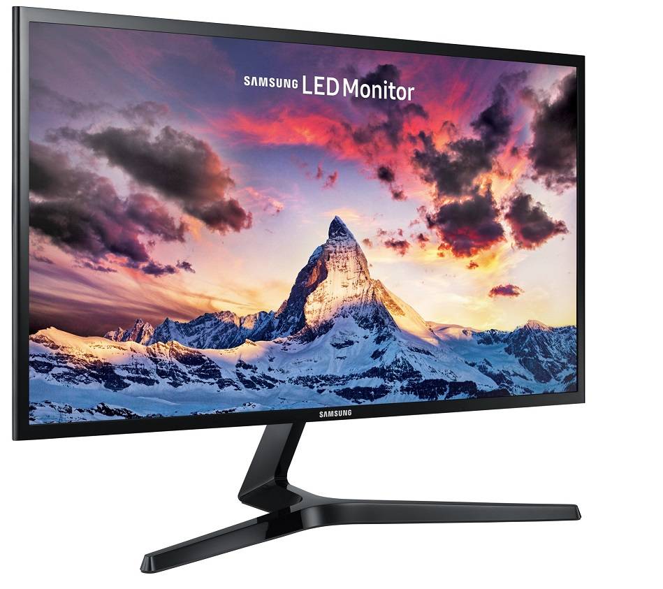 МОНИТОР 27″ Samsung S27F358FWI Glossy-Black (PLS, LED, 1920×1080, 4 Ms (GTG), 178°/178°, 250 Cd/m, 1000:1, +HDMI, +DP)