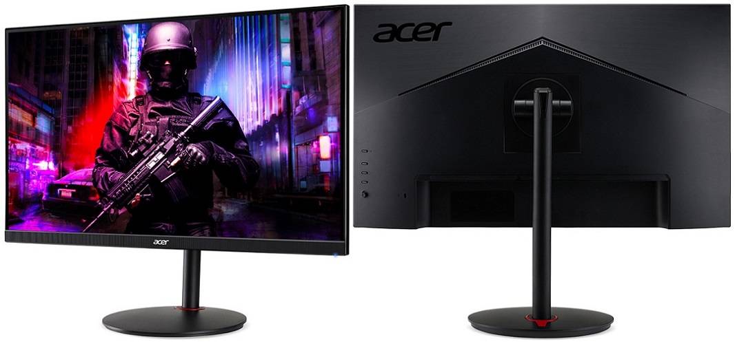 МОНИТОР 28″ Acer Nitro XV282KKVbmiipruzx Black (IPS, LED, Wide, 3840×2160, 144Hz, 1ms, 178°/178°, 400 Cd/m, 100,000,000:1, +DP, +2хHDMI, +MM, 4xUSB 3.0,+Pivot)