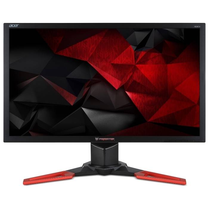 Я_МОНИТОР 24" Acer Predator XB241Hbmipr Black с поворотом экрана (LED, Wide, 1920x1080, 144Hz, 1ms, 170°/160°, 350 cd/m, 100`000`000:1, +DP, +HDMI,  +MM, +Pivot) - купить с доставкой по России