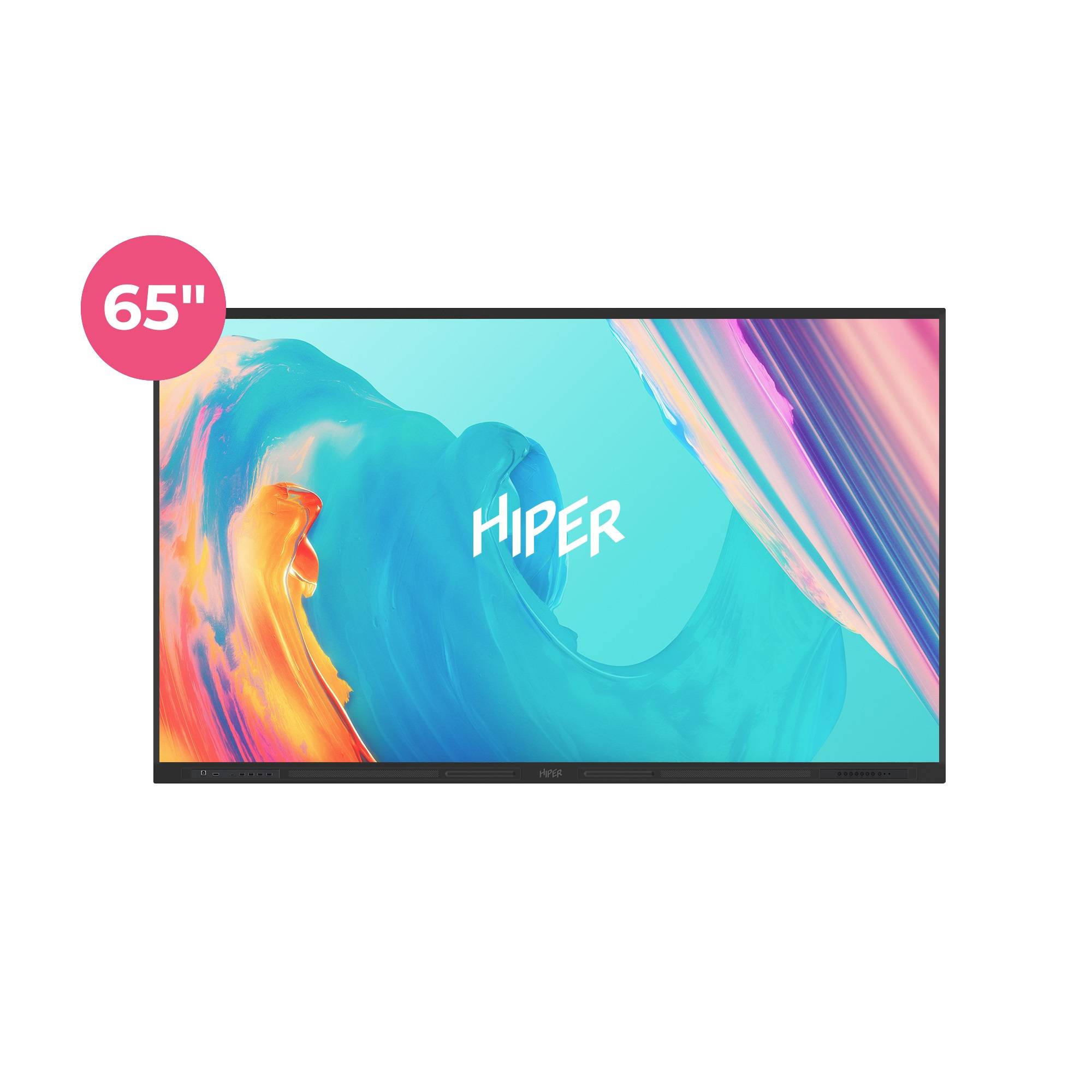 Профессиональная панель 65" HIPER IFP6501-HE (4K, Multi-Touch, 3840x2160, 8 ms, 178°/178°, 400 cd/m, 5000:1, 4GB + 32GB, 2x15W, Android 11, 2 стилуса) - картинка товара Профессиональная панель 65" HIPER IFP6501-HE (4K, Multi-Touch, 3840x2160, 8 ms, 178°/178°, 400 cd/m, 5000:1, 4GB + 32GB, 2x15W, Android 11, 2 стилуса) - купить с доставкой по России