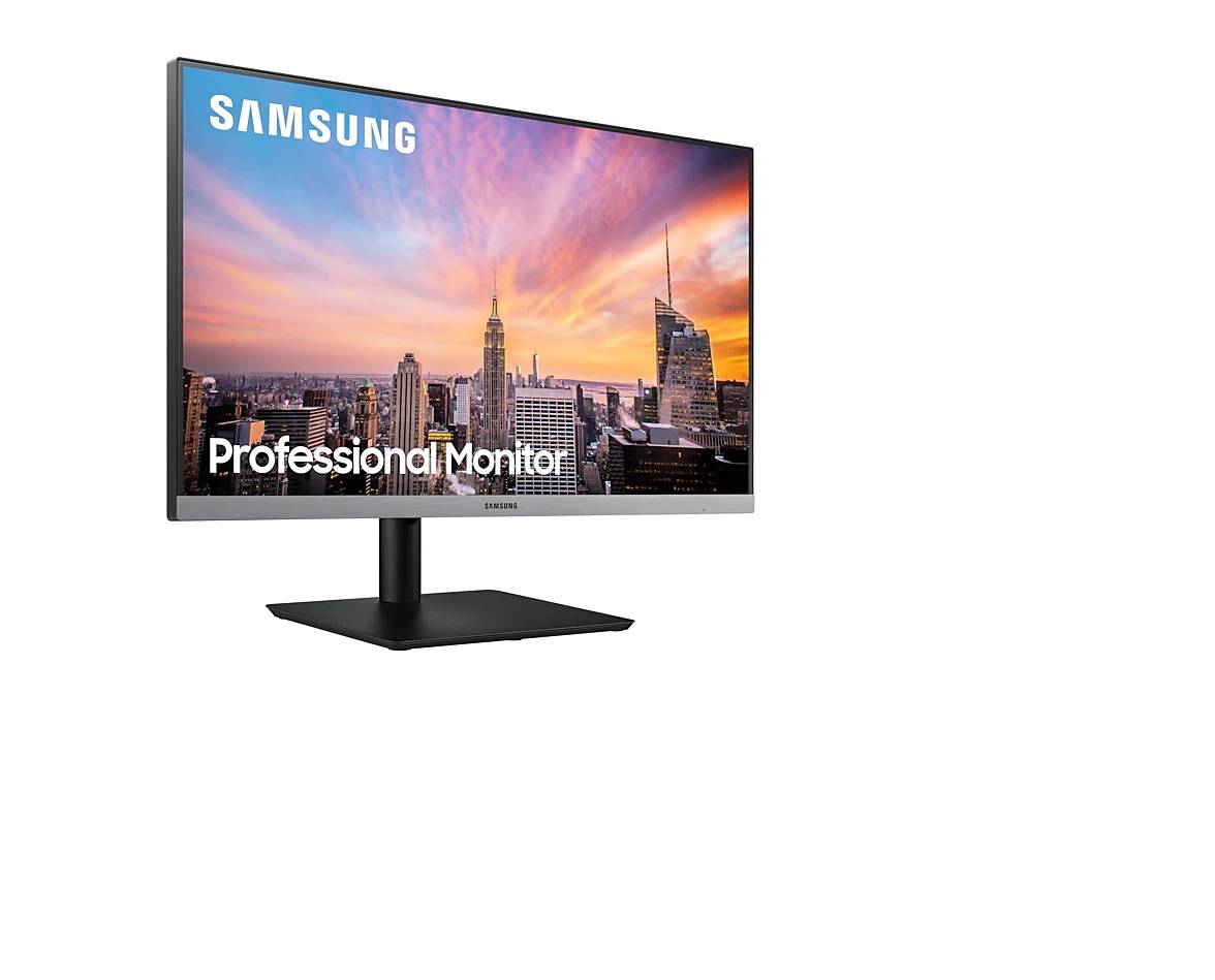 МОНИТОР 23.8″ Samsung S24R650FDI Black/Gray с поворотом экрана (IPS, 1920×1080, 75Hz, 5ms, 178°/178°, 250 Cd/m, 1000:1, +DP, +НDMI, USB 3.0 X2, USB 2.0 X2, )